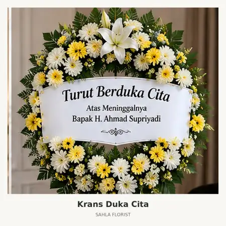 Krans Bunga Duka Gondangdia